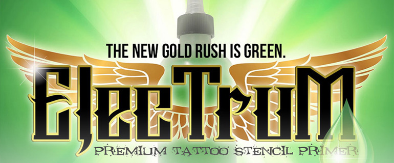 Electrum Stencil Tattoo