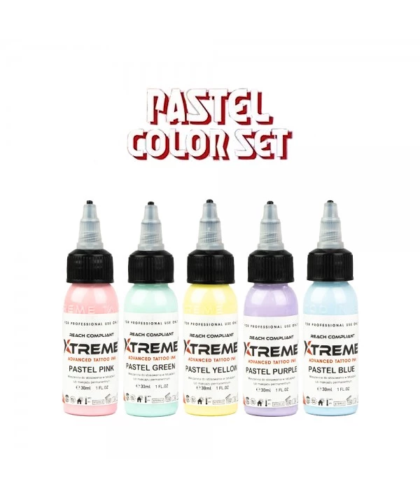 XTreme Ink 5x30ml - PASTEL SET