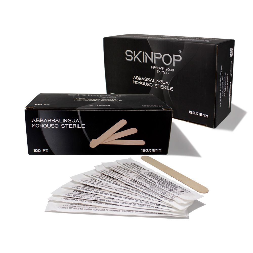 Abbassalingua  Skinpop - Sterile (conf. 100 pz)