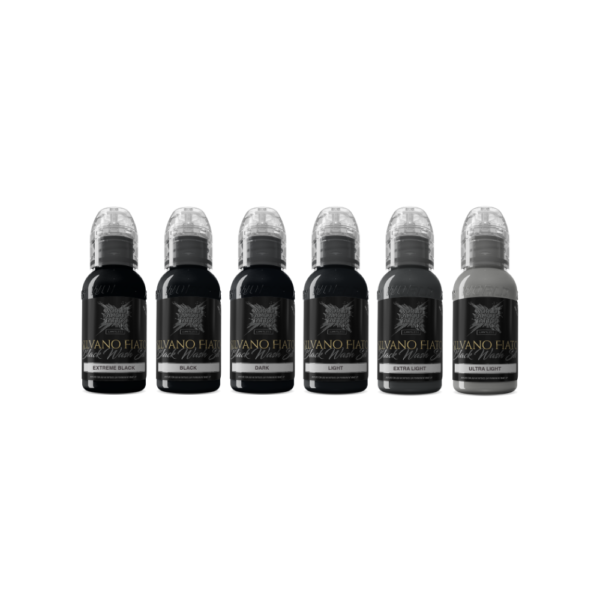 World Famous Ink Limitless – Silvano Fiato Black Wash 6x30ml