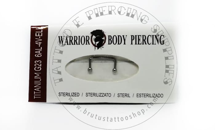 Barra Surface Warrior sterile in Titanio misura 1.2 x 10 x 2.5