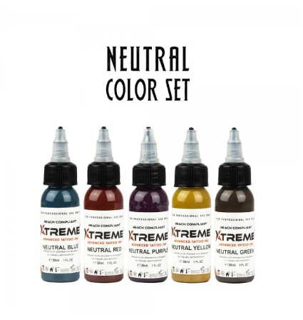 XTREME INK - NEUTRAL SET - 5X30ML (REACH 2023)