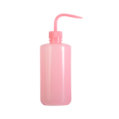 Spruzzetta di plastica per risciacquo/lavaggio nera 500ML 