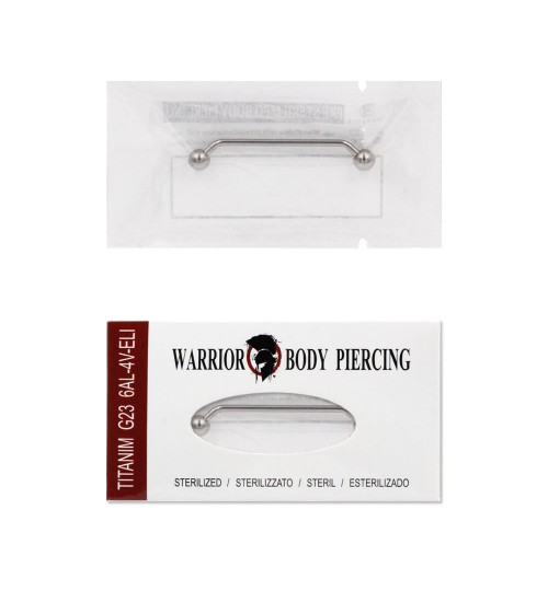 Barell Surface 45 Ø Warrior in Titanio G-23 Sterile 1.6 x 19 x 5 Conf. 10 pz