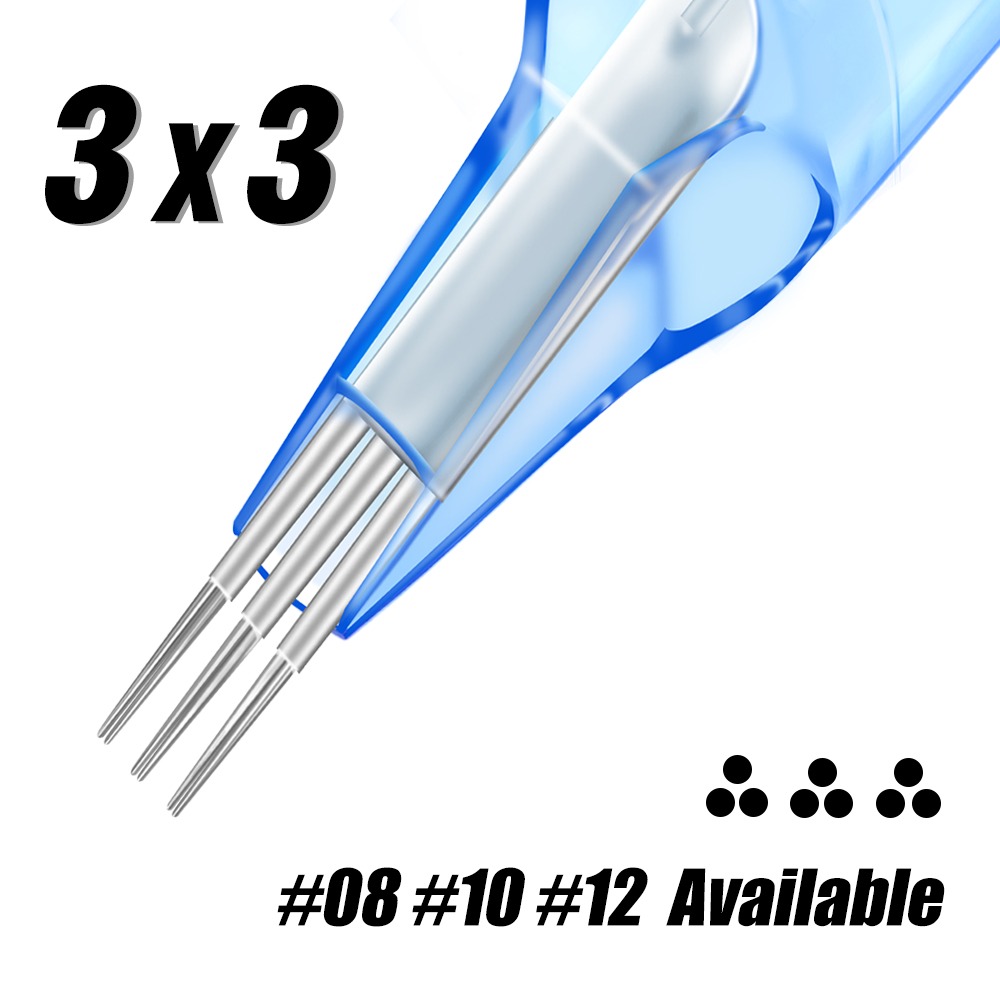 Emalla-Cartridge-Needles Eliot Stipple 1003RLLX3 Ø 30 Long Taper)