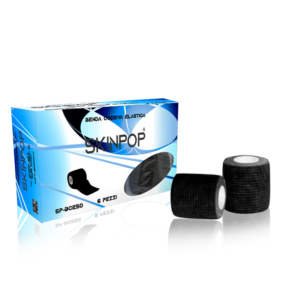 Benda Coesiva SKINPOP Neri Conf. da 6 pz