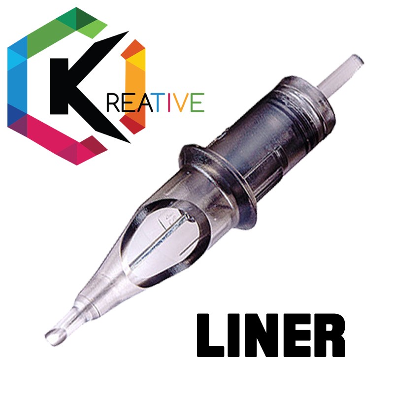 Cartucce per tatuaggio monouso Kreative - 13 Liner Misura 0.35 mm