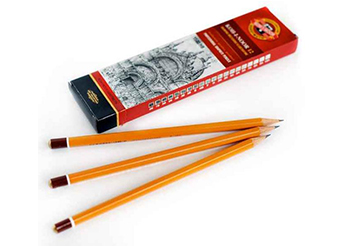 KOH-I-NOOR 1500 - 12 Matite da disegno, in grafite, gradazione B