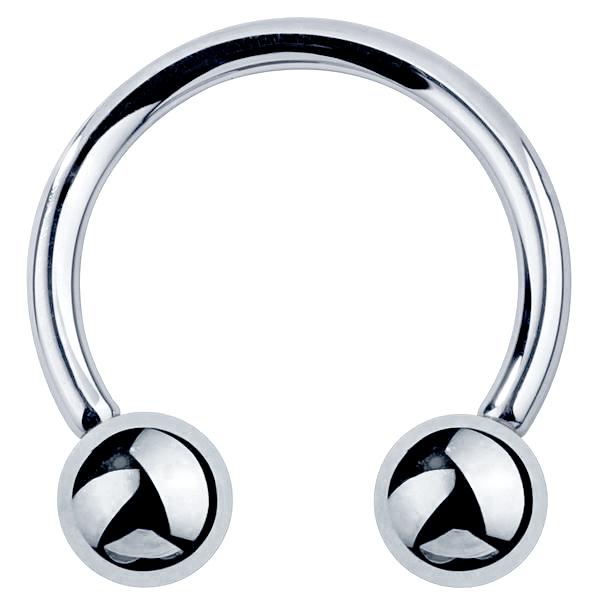 Circular Barbell Warrior in ACCIAIO 316L sterile misura 1.2 x 10 x 3 Conf.1 pz