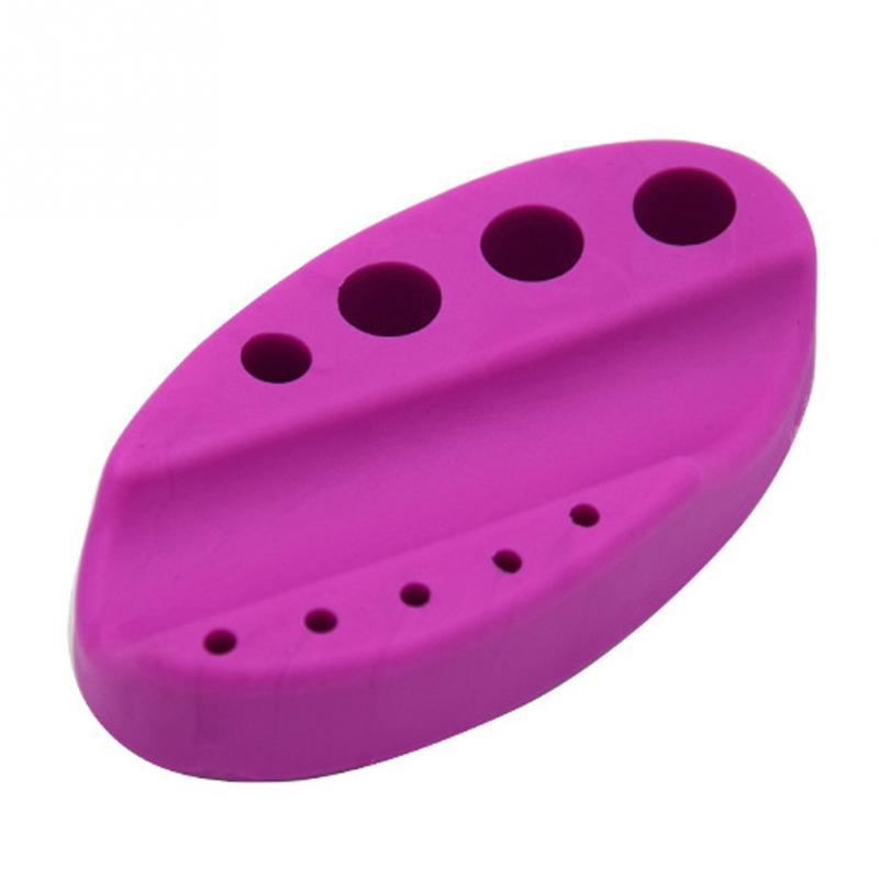 Supporto ovale in silicone per penna e macchina per trucco permanente