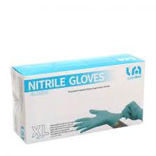 GUANTI MONOUSO COLORE BLUE IN NITRILE TAGLIA XL CONF.100PZ