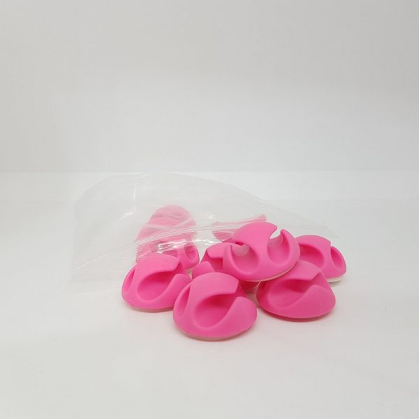 Supporto Per Clip Cord Adesivo Pink – 1pz