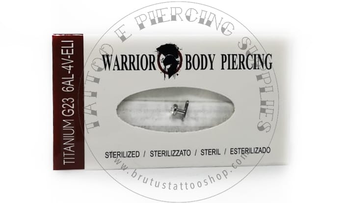 Microdermal in Titanio sterile con Zircone misura 1.6x2.5 x4 conf. da 1 pz