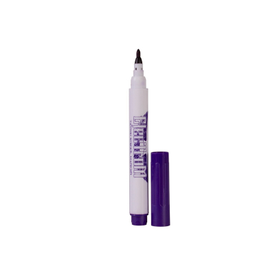 Pennarello Stencil Marker Viola Punta Fine e Larga – By Stencil Stuff