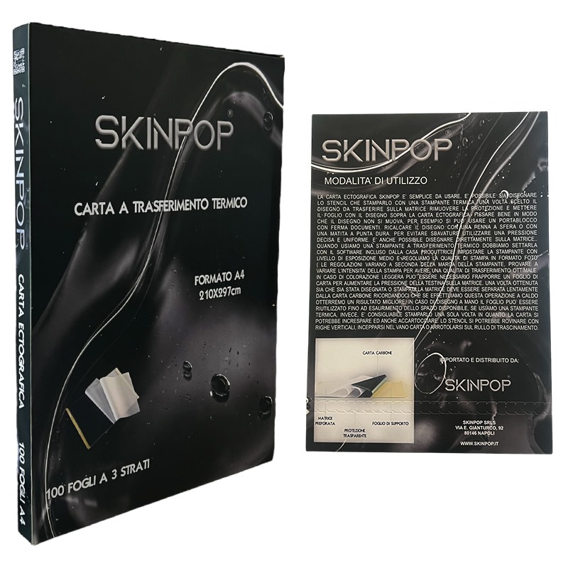 Carta Ectografica SKINPOP per Stampante Termica Conf.10 foglio
