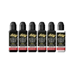 Kuro Sumi Imperial Tattoo Ink – Zhang Po Greywash Shading Set 6x 44ml