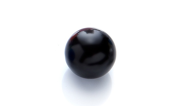 Biglia/Sfera per Piercing Nera in Acciaio Chirurgico 316L Misura 1.6 x 6mm