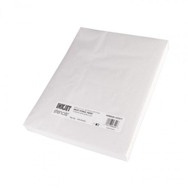 InkJet Stencils – Carta per Stencil – 500 fogli (21,6 x 27,9cm)