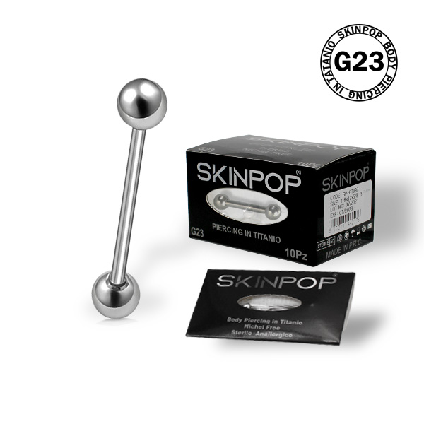 	Barbell SKINPOP 16 x 22 x 6 in Titanio G23 Sterile CONF 1 PZ