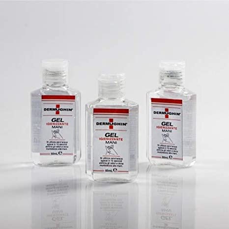 GEL MANI ALCOOL DERMUGHIN 50ML conf. 24 pezzi