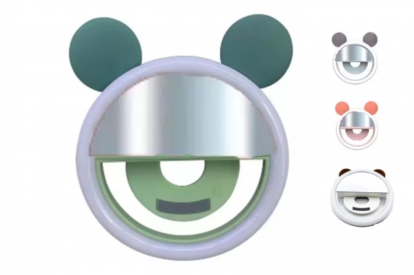 RING LIGHT ORECCHIE TOPOLINO PINK