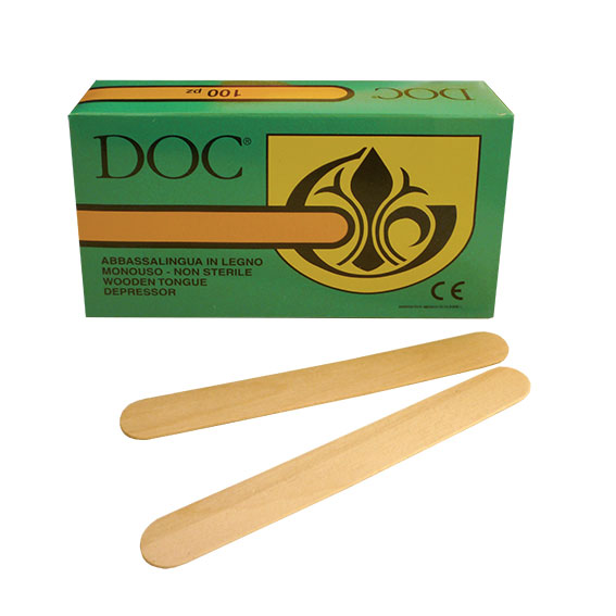 Abbassalingua in Legno non sterile - 100pz