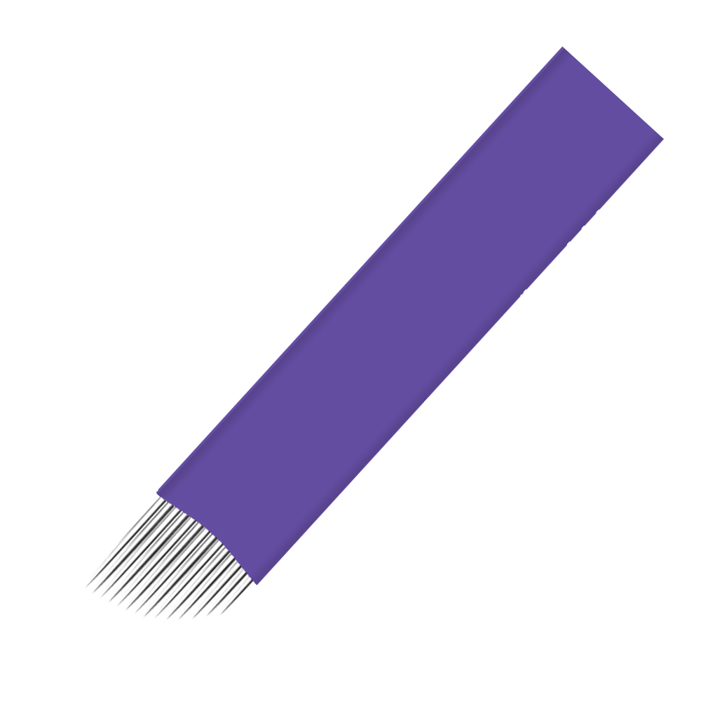 Aghi per Sopracciglia Flat Sloped 25 mm 14 Pin