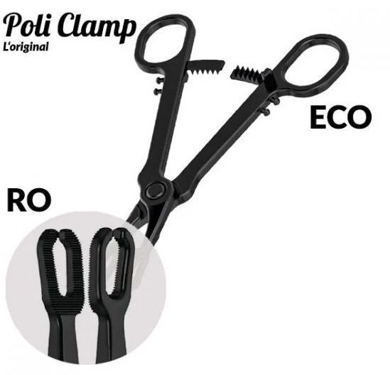 Pinza Monouso Ovale aperta Black conf. da 50pz