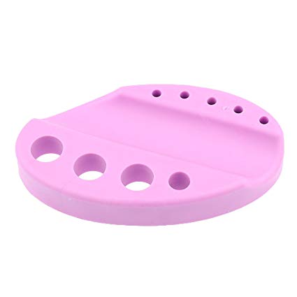 Supporto ovale in silicone per penna e macchina per trucco permanente